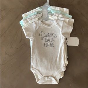 5 Pack Grow with Me Gender Neutral Bodysuits